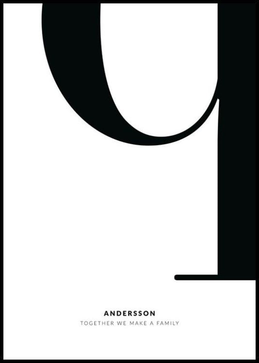 Letter Q Personal Poster