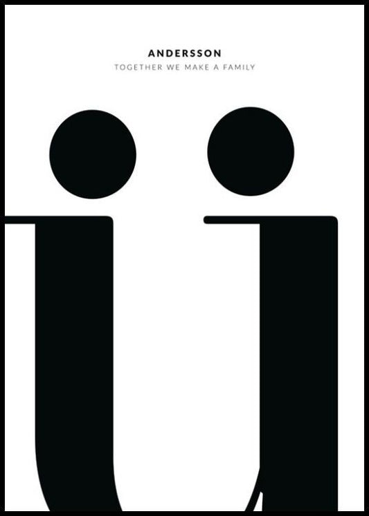 Letter Ü Personal Poster