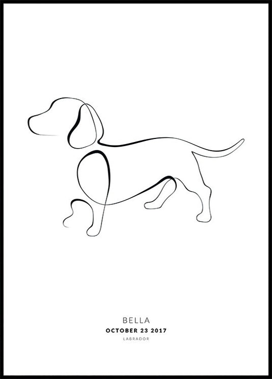 My Dog Dachshund Personal Poster