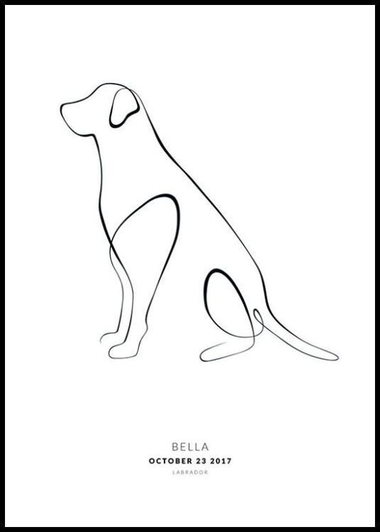 My Dog Labrador Personal Poster