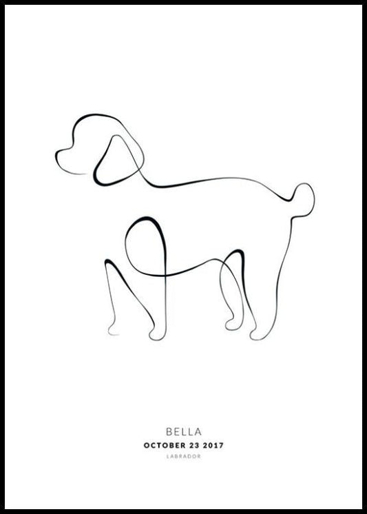 My Dog Poodle Personal Poster