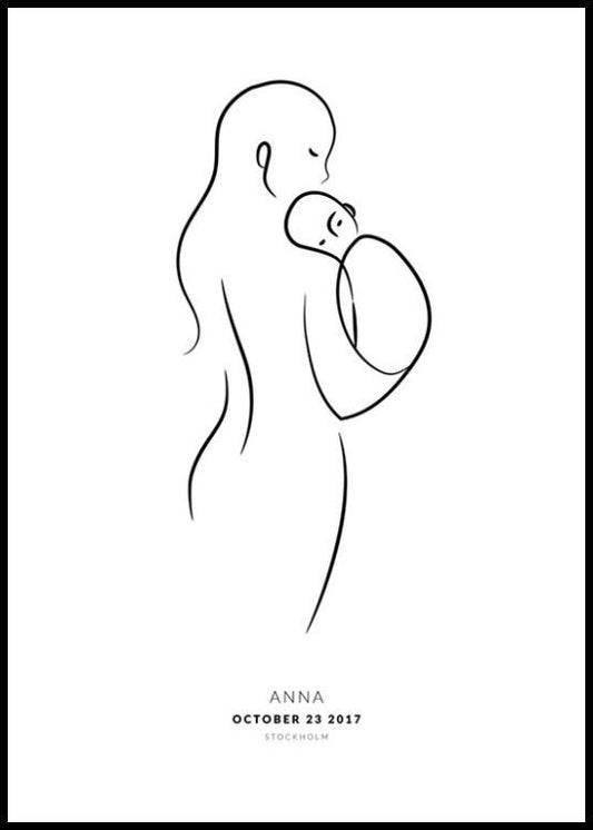 Baby's Birthday Personal Poster