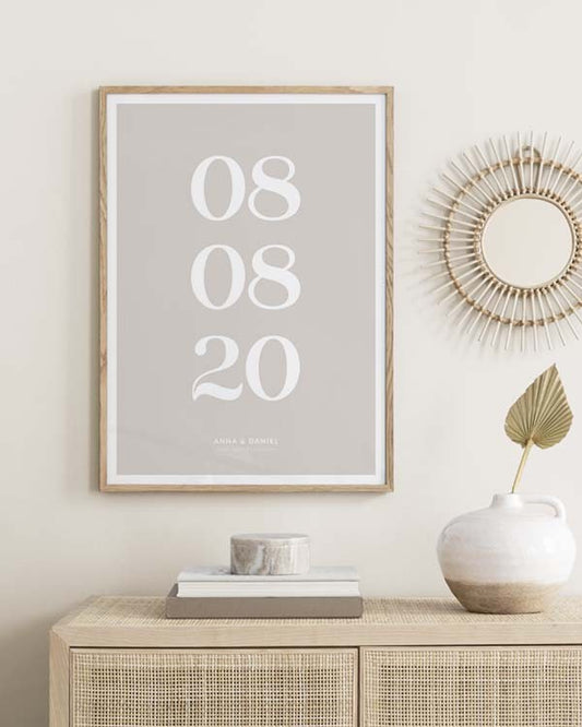 From This Day Forward Beige Personal Poster