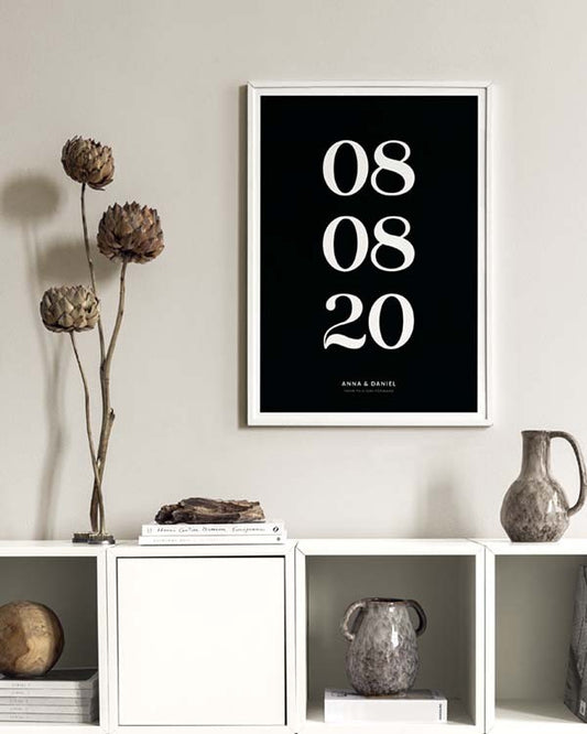 From This Day Forward Black Personal Poster