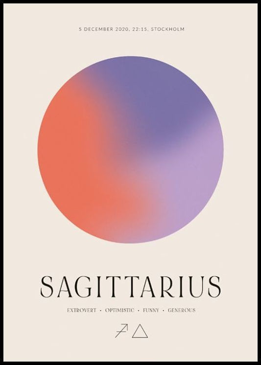 Aura Energy Sagittarius Personal Poster