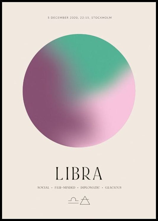 Aura Energy Libra Personal Poster