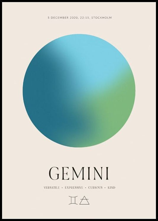 Aura Energy Gemini Personal Poster