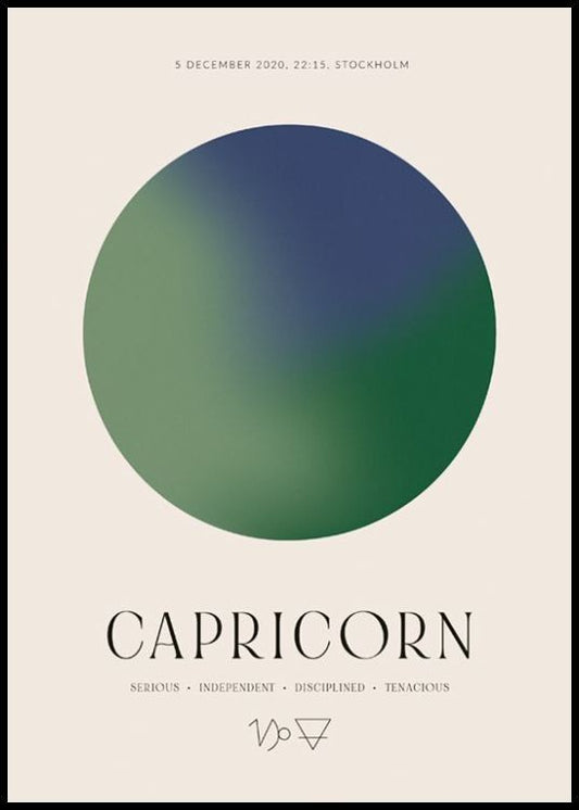 Aura Energy Capricorn Personal Poster