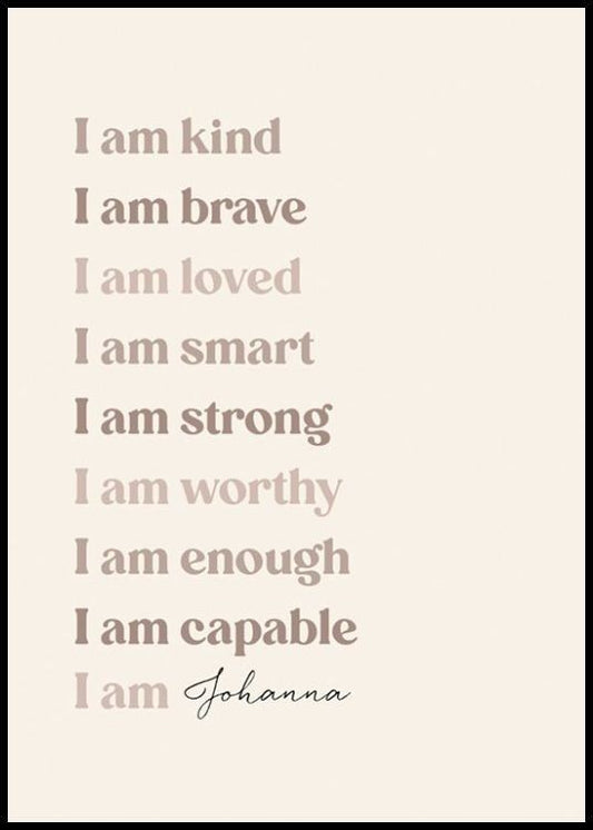 I Am Personal Poster