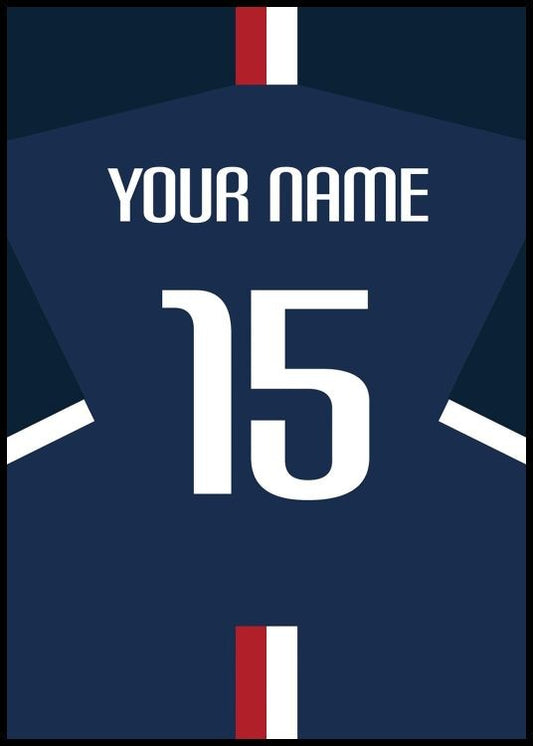 Football Shirt No2 Personal Poster