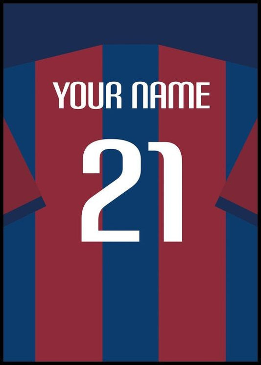 Football Shirt No5 Personal Poster