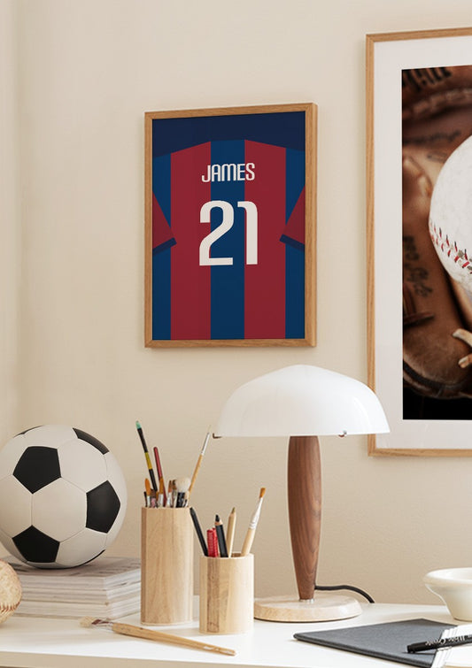 Football Shirt No5 Personal Poster