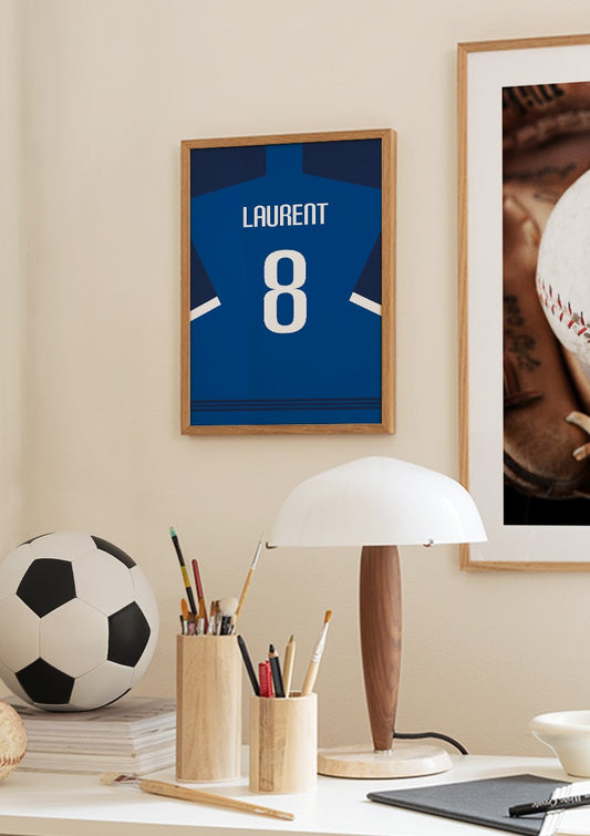 Football Shirt No8 Personal Poster