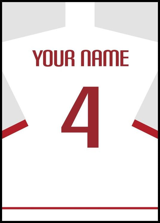 Football Shirt No9 Poster