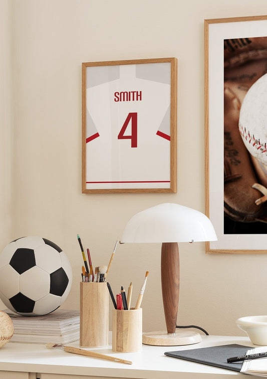 Football Shirt No9 Poster