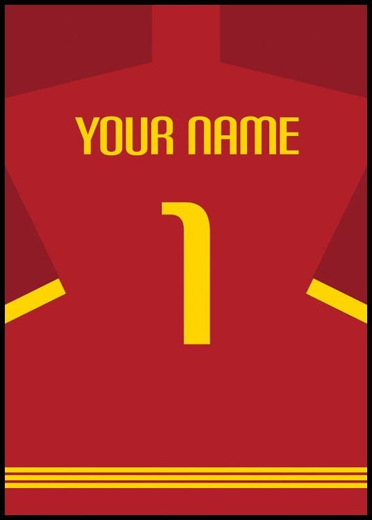 Football Shirt No10 Poster