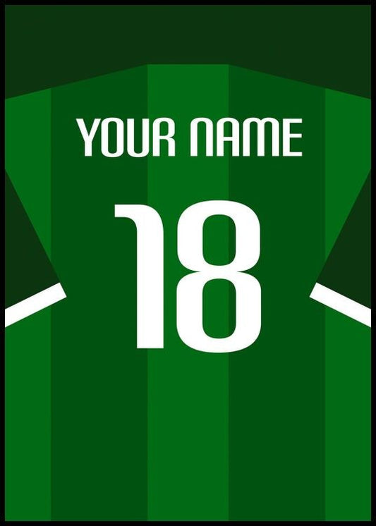 Football Shirt No11 Poster