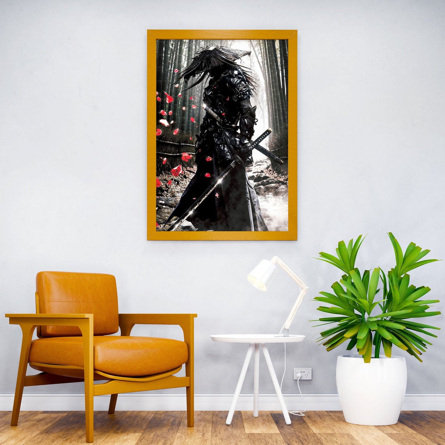 predator samurai Asian Style Poster | Wall Art  for Home & Office | High-Quality Print