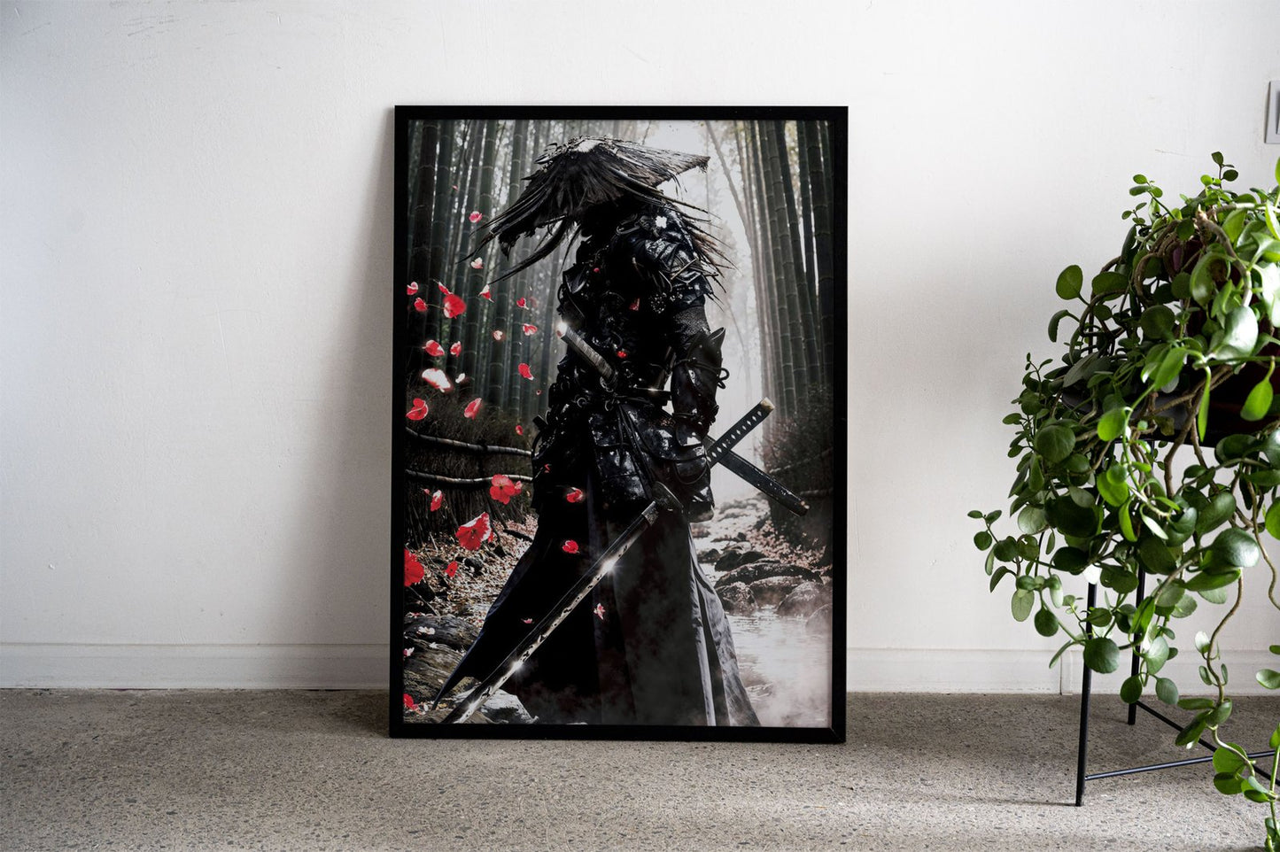 predator samurai Asian Style Poster | Wall Art  for Home & Office | High-Quality Print