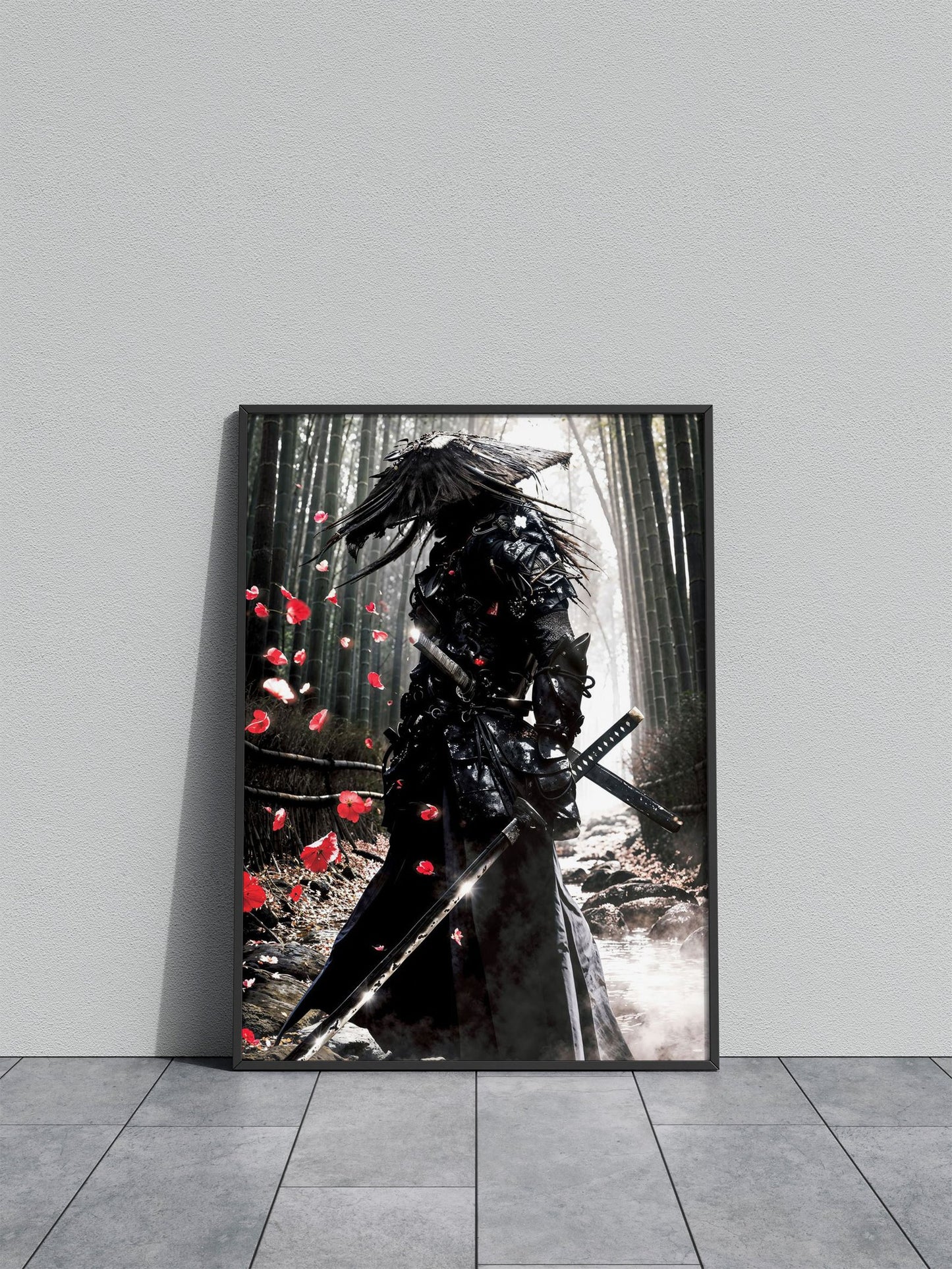 predator samurai Asian Style Poster | Wall Art  for Home & Office | High-Quality Print