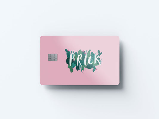 Watercolor prick design | credit card sticker | small chip | credit card skin for nursery and home wall decor.