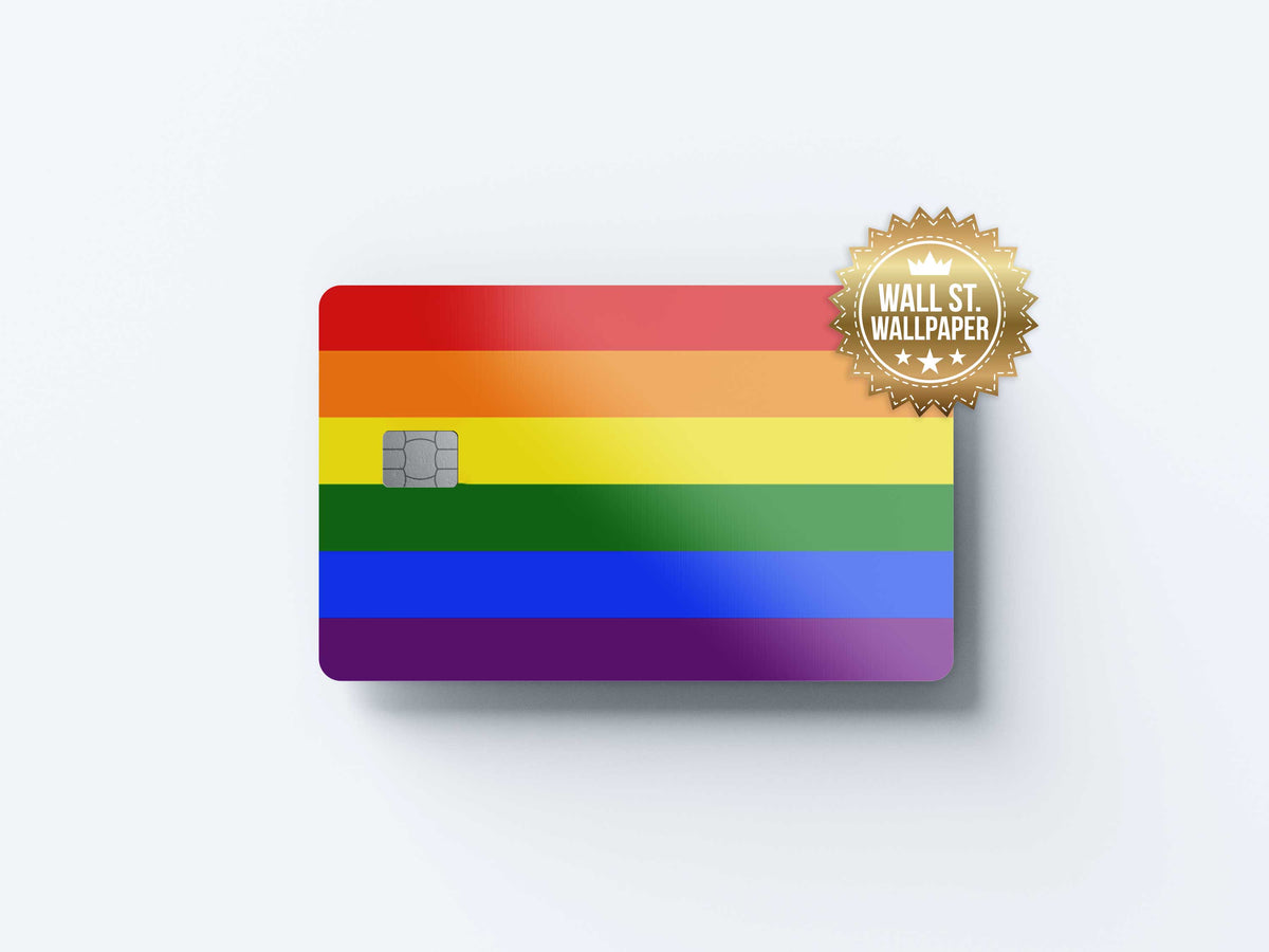 Pride Colors - Premium Vinyl Credit Card Skin Cover by Wonderwallsboutique