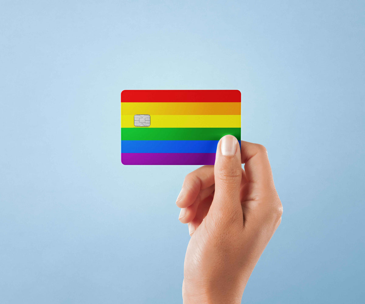 Pride Colors - Premium Vinyl Credit Card Skin Cover by Wonderwallsboutique