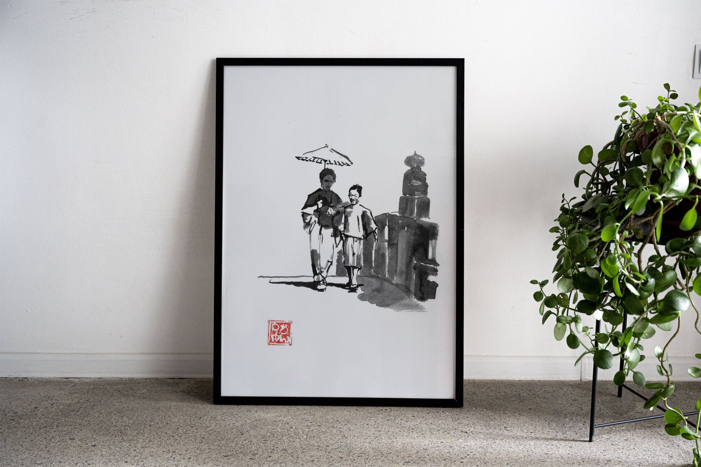 promenade a edo Asian Style Poster | Wall Art  for Home & Office | High-Quality Print