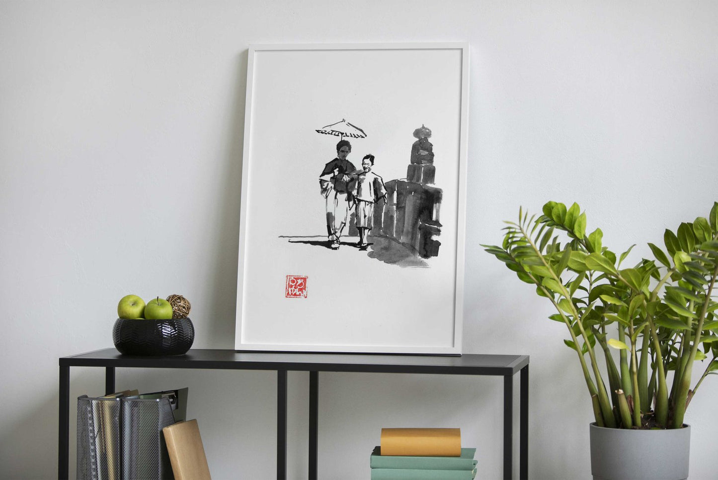 promenade a edo Asian Style Poster | Wall Art  for Home & Office | High-Quality Print