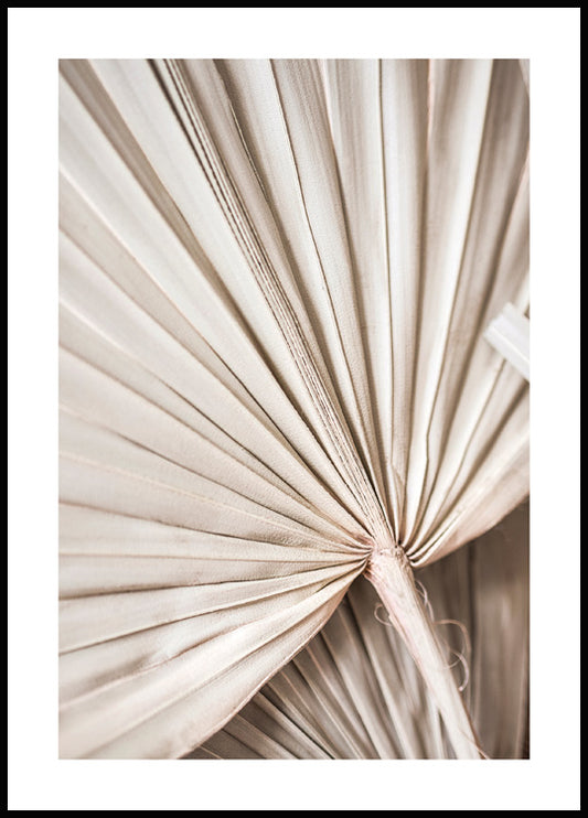 Watercolor beige palm no2 poster for nursery and home wall decor.