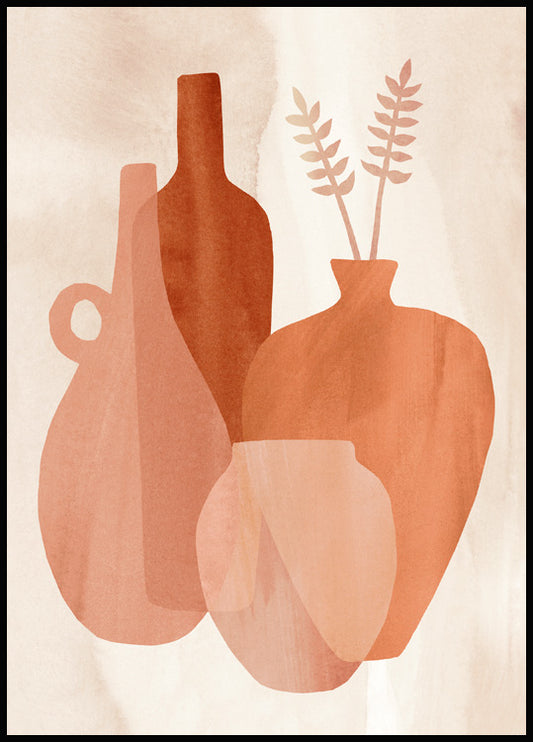 Abstract Vases Poster