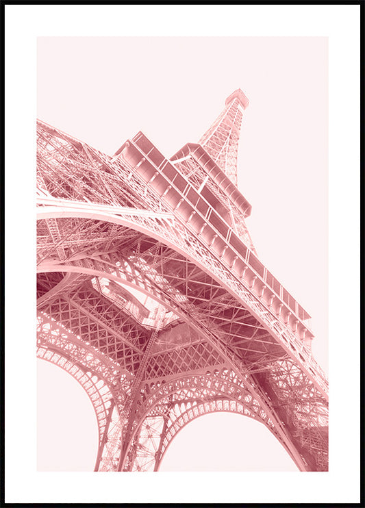 Pink Eiffel Tower Poster