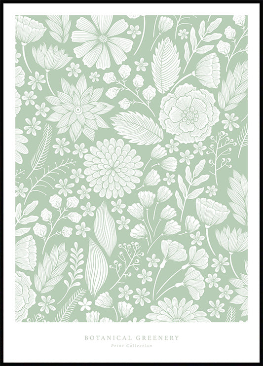 Botanical Greenery No2 Poster