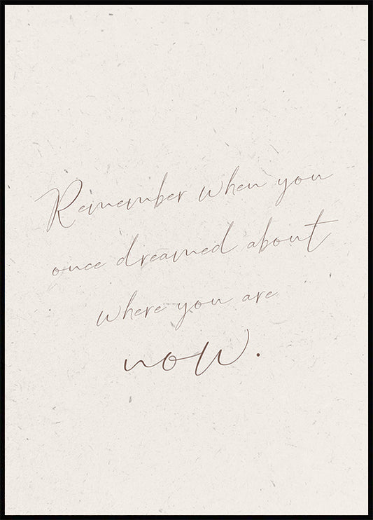 Watercolor remember poster for nursery and home wall decor.