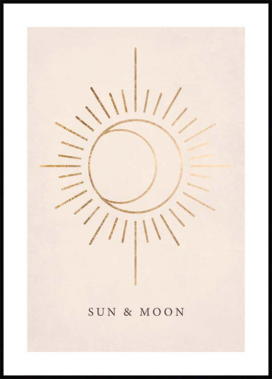 Sun & Moon Poster