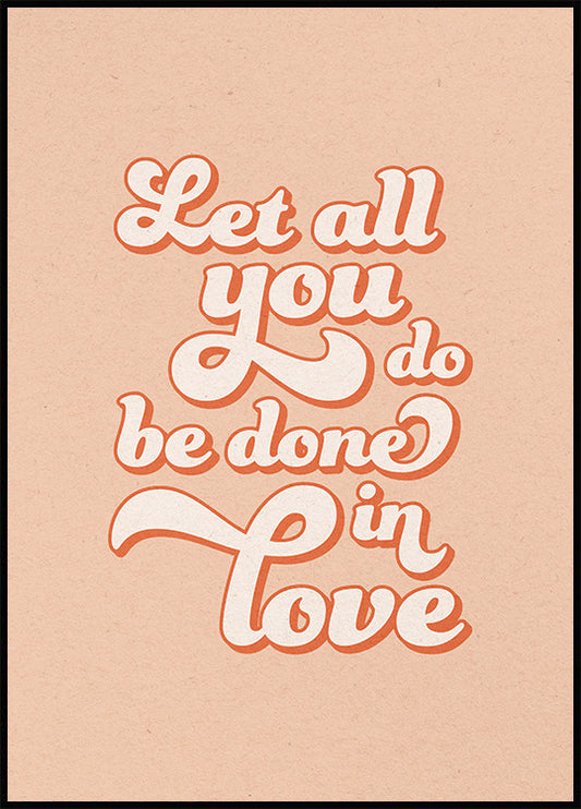 Done in Love Poster