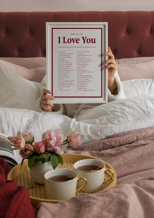 Ways to Say I Love You Poster