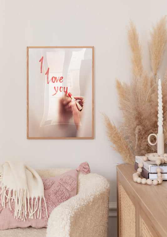 Lipstick Message Poster