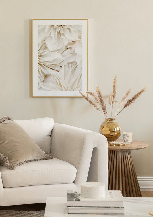 Watercolor dahlia dream no2 poster for nursery and home wall decor.