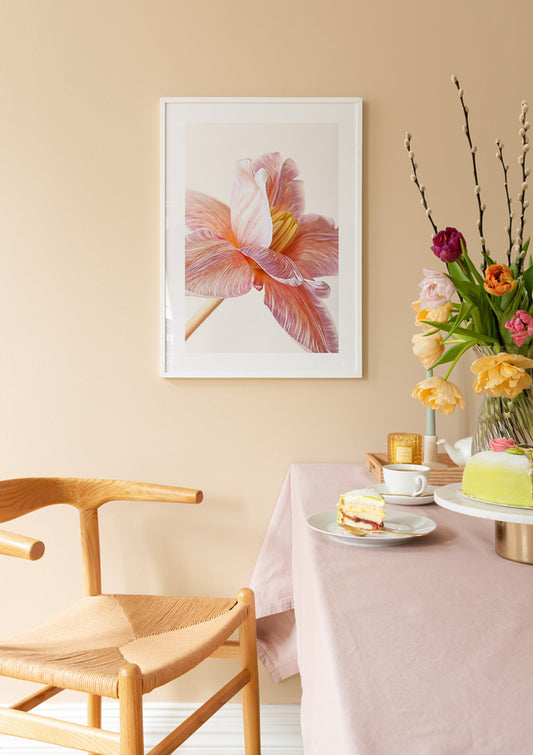 Brownie Tulip Poster