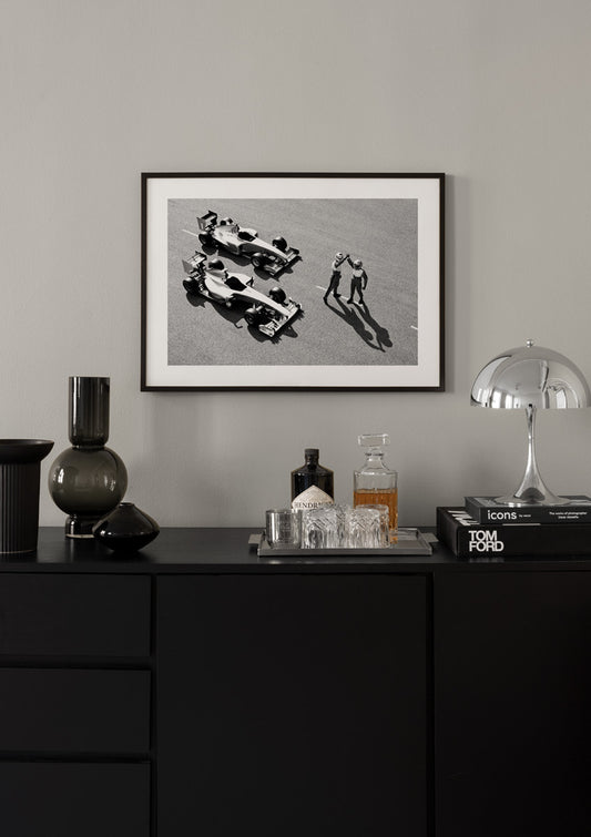 Watercolor race winning poster for nursery and home wall decor.