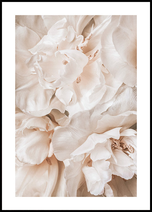 Watercolor soothing blossoms poster for nursery and home wall decor.