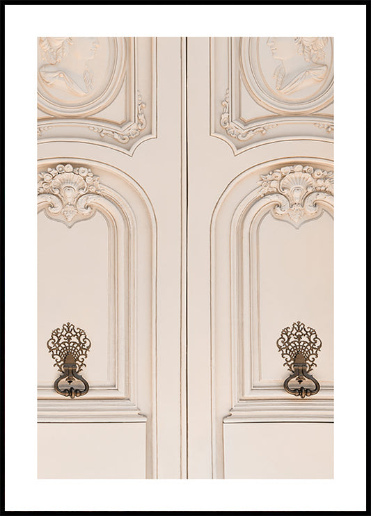 Beige Door Poster