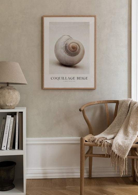 Coquillage Beige Poster