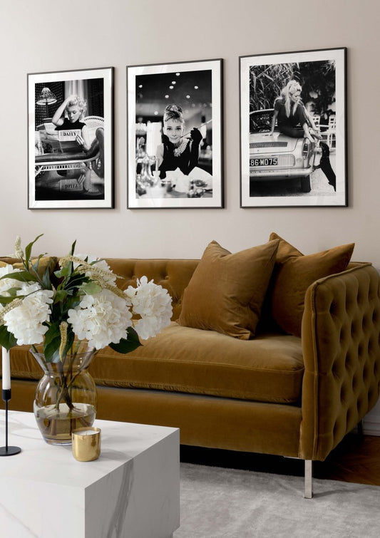 Watercolor iconic poster pack for nursery and home wall decor.