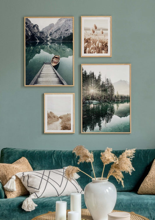 Watercolor bestseller poster pack for nursery and home wall decor.