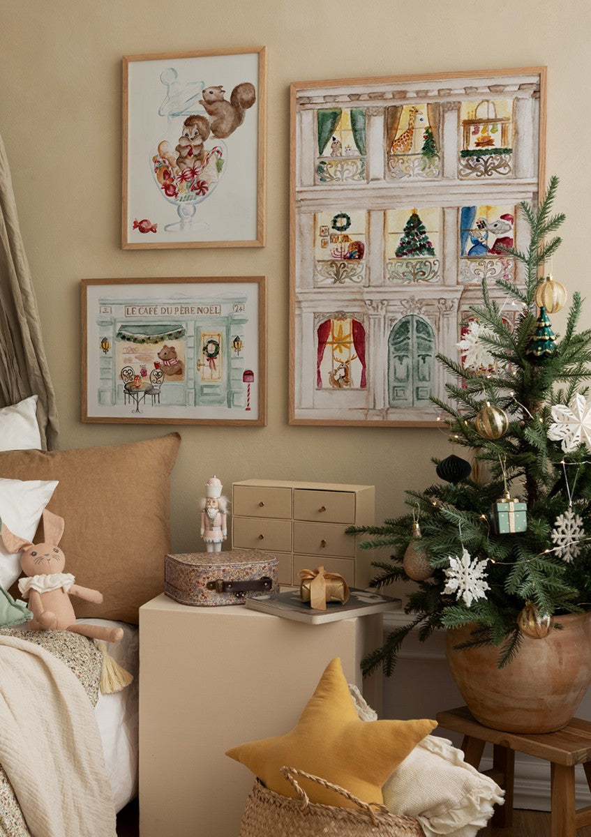 Holiday Watercolor Poster pack