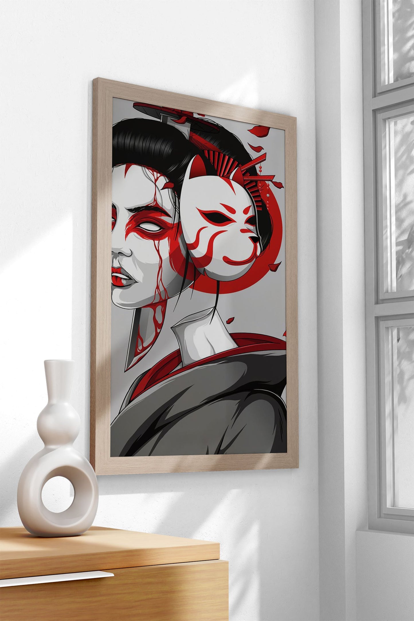 queen death fox Asian Style Poster | Wall Art f or Home & Office | High-Quality Print