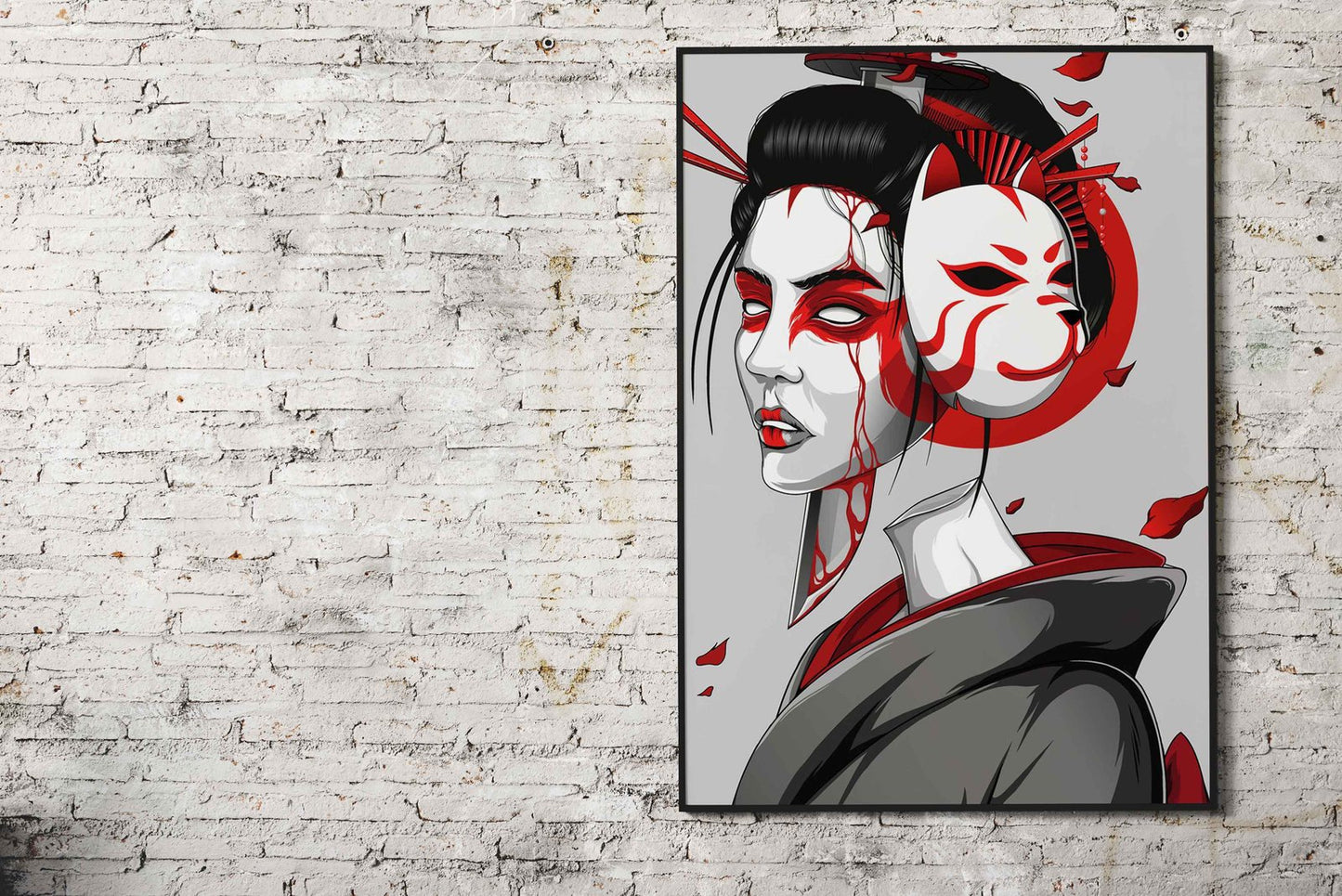 queen death fox Asian Style Poster | Wall Art f or Home & Office | High-Quality Print