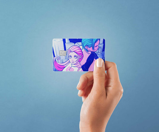 Watercolor r design | credit card sticker | small chip | credit card skin for nursery and home wall decor.